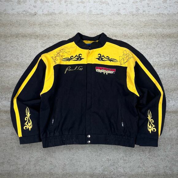 Vintage Grave Digger Signed Monster Truck Racing Jacket American Chopper 90s